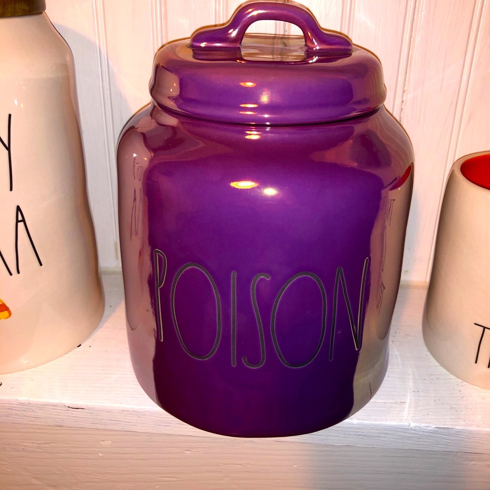 SOLD Rae Dunn Halloween poison canister